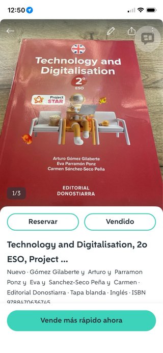 LIBROS technology and digitalisation 2o ESO