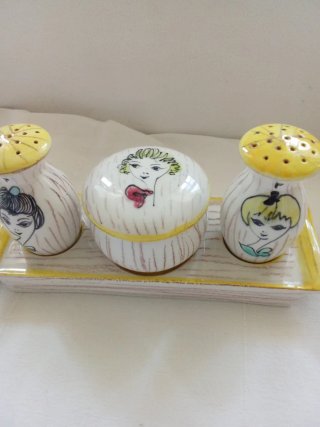 Set 3 pezzi decorativi con vassoio Esperia