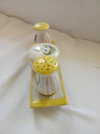 Set 3 pezzi decorativi con vassoio Esperia