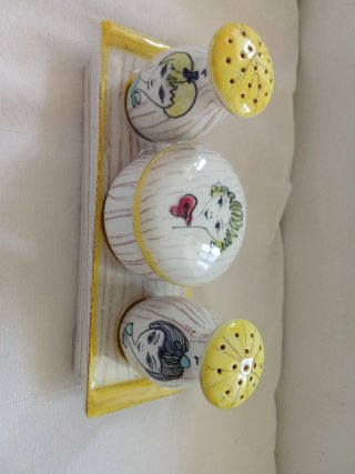 Set 3 pezzi decorativi con vassoio Esperia