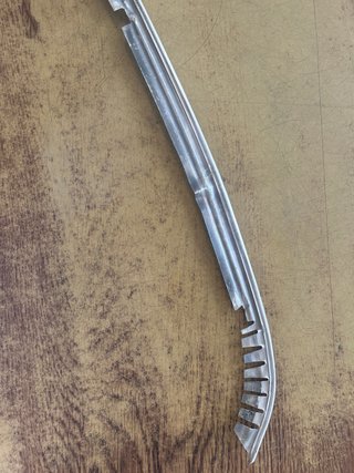 Junquillo Aluminio, aleta trasera Citröen diane 6