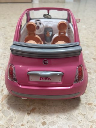 Coche Fiat 500 Barbie Rosa