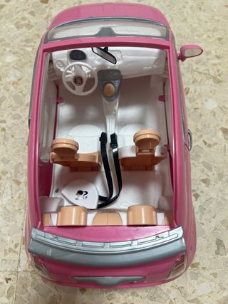 Coche Fiat 500 Barbie Rosa
