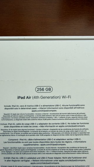 iPad Air 4ª Gen Wi-Fi 256GB Verde