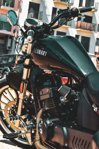Moto Leonart Daytona 125 Negra