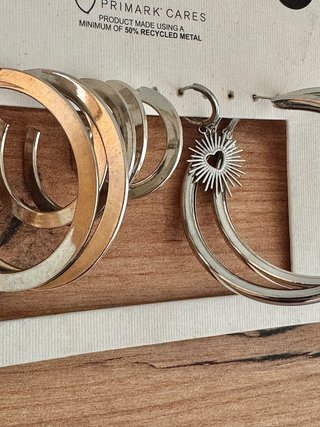 Lote pendientes aros plata dorado.
