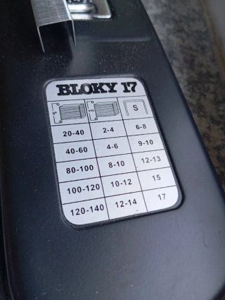 Bloky 17 Cucitrice per alti spessori