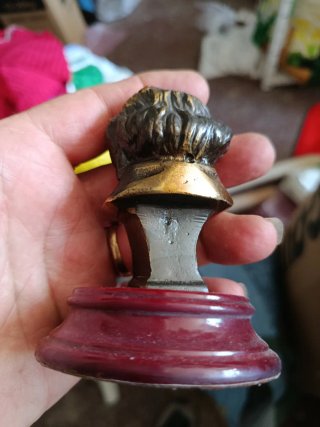 Figura Busto Bronce premios Goya miniatura rebajad