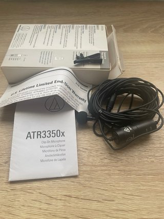 Audio-Technica ATR3350x Micrófono Clip-On