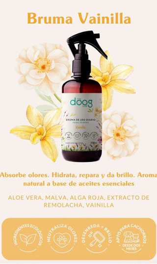 Bruma de vainilla para perros The Doog Life