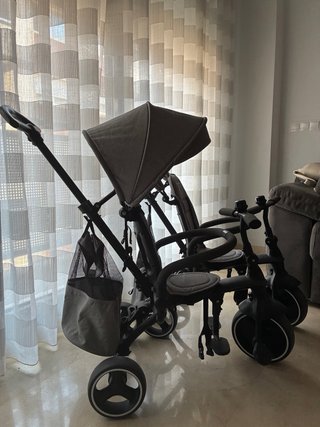 Triciclo KinderKraft Jazz Plegable con Bolsa.