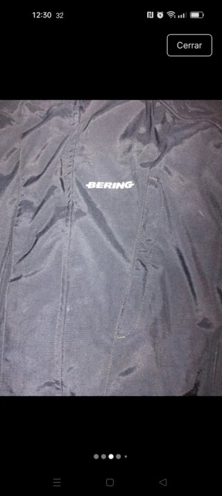 Traje moto negro hombre Bering Touring.Talla 4XL
