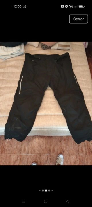 Traje moto negro hombre Bering Touring.Talla 4XL