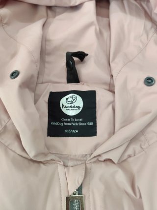 Giacca a vento rosa