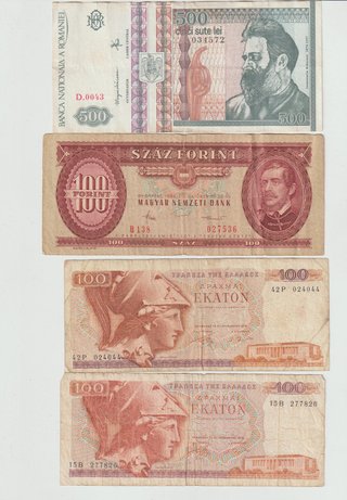Lotto 38 Banconote Mondiali