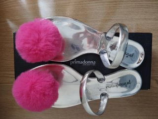 Sandalias Primadonna Collection Pompón Rosa