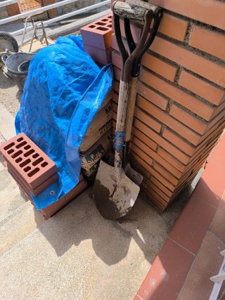 Palas de construcción x 2