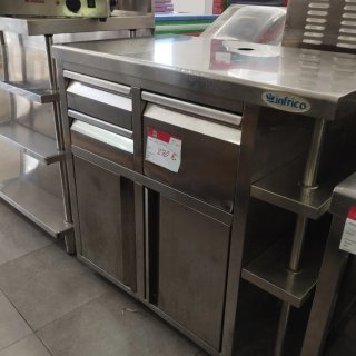 Mueble Cafetero acero Inox 1 Metro