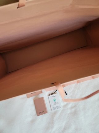 Busta grande Miu Miu rosa