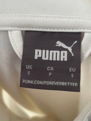 Chaqueta Puma Blanca Deportiva