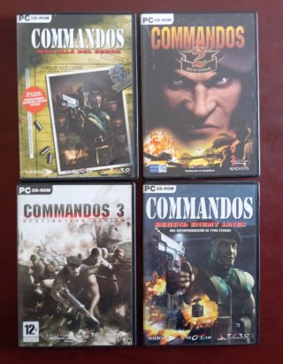 COMMANDOS SAGA PC (4 JUEGOS) y Commandos 2 PS2