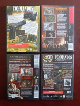 COMMANDOS SAGA PC (4 JUEGOS) y Commandos 2 PS2