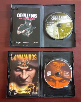 COMMANDOS SAGA PC (4 JUEGOS) y Commandos 2 PS2