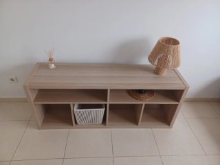 Mueble TV Ikea Madera Beige