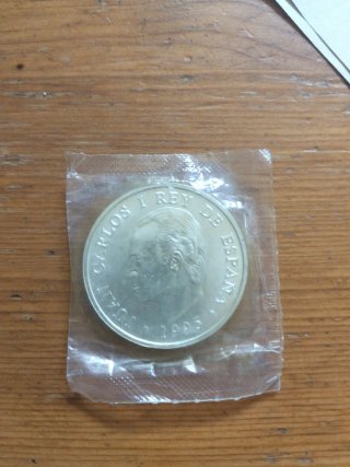 Moneda Carlos I Rey de España 1995