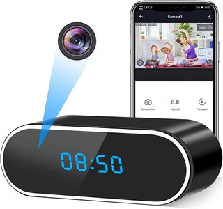 Despertador Espia HD Vision Nocturna Camara Wifi