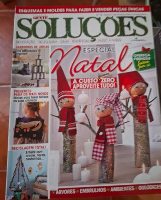 Lote de quatro revistas Soluções