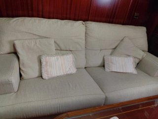 Sofá Cama Beige Tela 1.95m