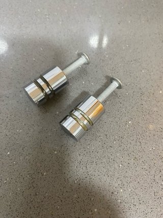 2 Tiradores Acero Inoxidable