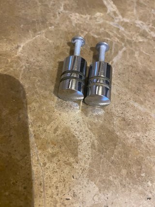2 Tiradores Acero Inoxidable