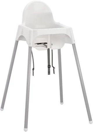 Trona de bebé blanca