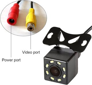 Camara de Aparcamiento Trasera Universal 8 LED