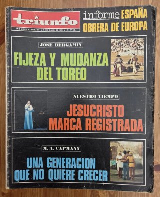 Lote 27 revistas triunfo