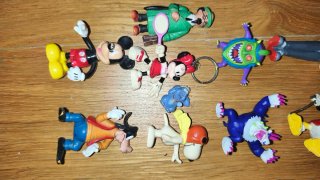 Lote 10 Figuras PVC Vintage Disney, Digimon, Sno