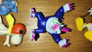 Lote 10 Figuras PVC Vintage Disney, Digimon, Sno