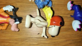 Lote 10 Figuras PVC Vintage Disney, Digimon, Sno