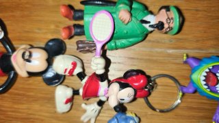 Lote 10 Figuras PVC Vintage Disney, Digimon, Sno