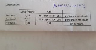 LOTE de 3 Ventanas PVC Kommerling (sept. 2021)