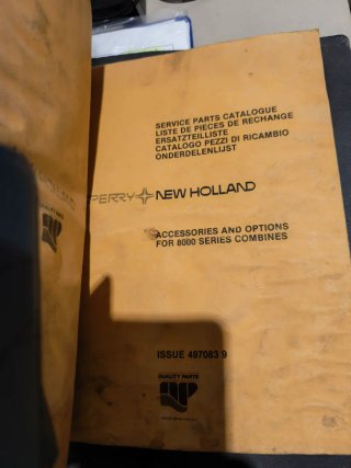 Manual New Holland 8070-8080 Combine