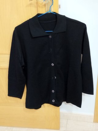 Chaqueta negra poliamida