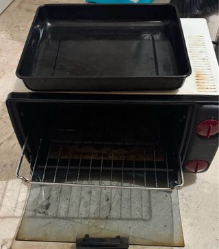 Horno pequeño para pizzas, pescado y carne