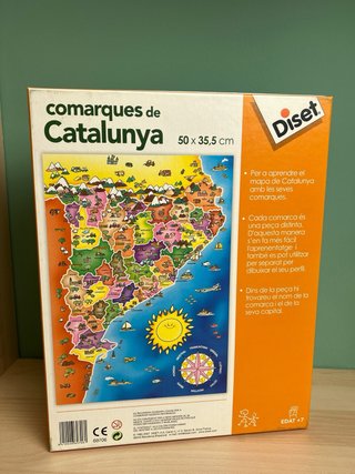 Puzzle Comarques de Catalunya 142 piezas