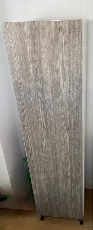 Mueble TV moderno blanco y roble