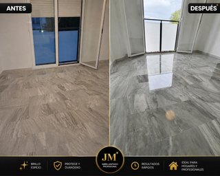 Abrillantado mármol-terrazo