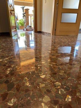 Abrillantado mármol-terrazo!!!