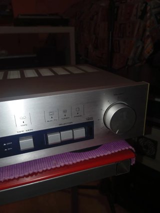 Amplificador Nikko NA-400II Plata y Azul
